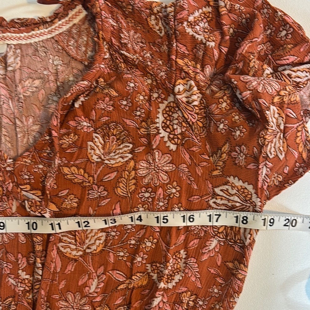 Knox Rose Midi Sundress Women's Sz Small Boho Cottagecore Bohemian - Picture 7 of 11